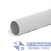 Труба гладкая ПВХ жесткая d40мм (дл.3м) Урал Пак ГТ-0000740-057