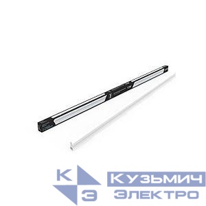 Светильник светодиодный Black 12Вт 4000К IP20 1050лм 170-264В 865х22х37мм ДВО линейный накладной бел. GAUSS 130511212