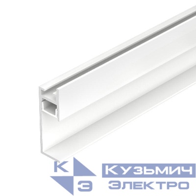 Профиль PLINTUS-H35-F-2000 WHITE L2000 алюм. Arlight 043605