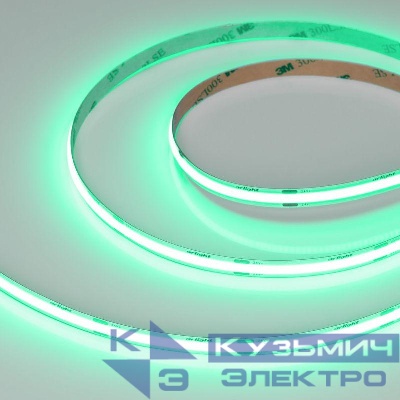Лента светодиодная COB-X480-8mm 24V Green 8Вт/м IP20 (уп.5м) Arlight 047736