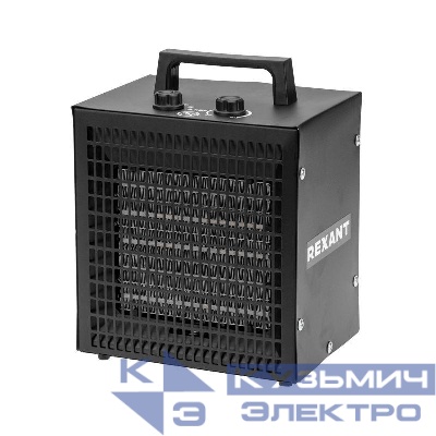 Пушка тепловая электрическая квадратная PTC 3кВт Rexant 60-0042