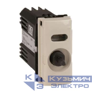 Светорегулятор проходной поворотно-нажимной Simon 82 Centralizations 40-500Вт 230В универс. механизм Simon 75313-69