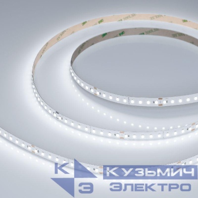 Лента светодиодная UL-A126-10mm 24V White 6000К 8Вт/м IP20 высок. эффект. 165лм/Вт (уп.5м) Arlight 044492