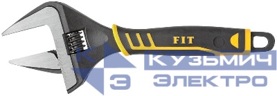 Ключ разводной "Стайл" узкие губки шкала экстра увелич. захват прорезин. ручка 300мм 60мм FIT 70169