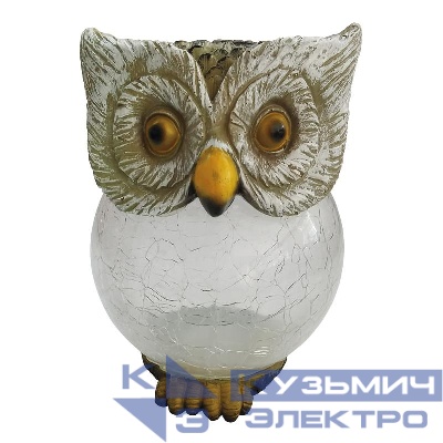 Светильник садовый USL-S-813/GT160 OWL на солнечной батарее 1 LED 4000К 1хАА Ni-Mh аккум. в/к IP44 Uniel UL-00007867