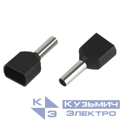 Наконечник-гильза двойн. НШвИ(2) 1.5-8 с изолированным фланцем (уп.500шт) Эра Б0063345