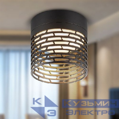 Светильник OL53 BK IP20 под лампу GX53 настен./потолочн. спот черн. Эра Б0061190