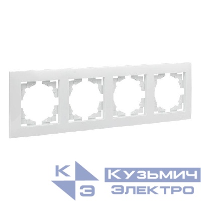 Рамка 4-м Валенсия бел. PROxima EKF EWM-G-304-10