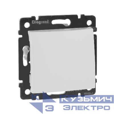 Переключатель проходной 1-кл. СП Valena 10А IP31 250В механизм бел. IEK 774406