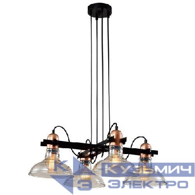 Люстра Leila 4093-304 4хЕ27 40Вт дизайн Rivoli Б0055028