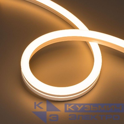 Лента светодиодная MOONLIGHT-SIDE-A140-12x24mm 24V Warm 2200К 9.6Вт/м IP68 wire x2 прямой вывод кабеля герметичная (уп.5м) Arlight 042799