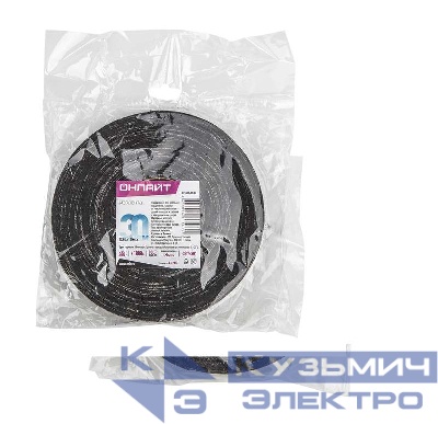 Изолента ХБ 15мм (рул.30м) 61 161 OIT-H15-30/BL 300г ОНЛАЙТ 61161