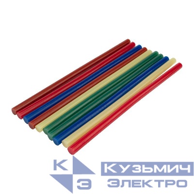 Стержень клеевой d11мм L270мм цвет. (уп.10шт) Rexant 09-1280