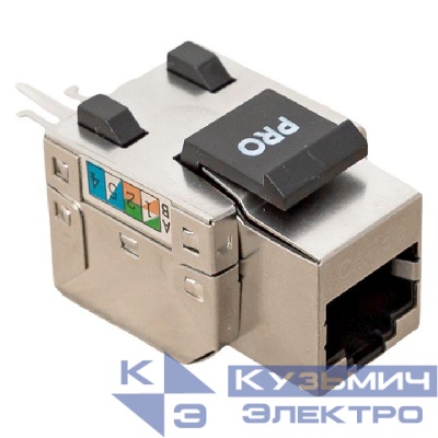 Модуль розеточный Keystone RJ45 кат.5E FTP экранир. 110 IDC 90град. TERACOM PRO EKF TRP-KSTN-SOCK-90D-5EFTP