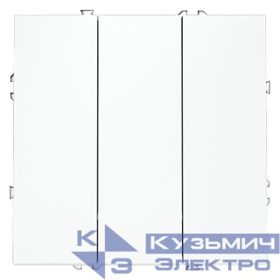 Выключатель 3-кл. СП S70 10А механизм бел. матов. Voltum VLS030102