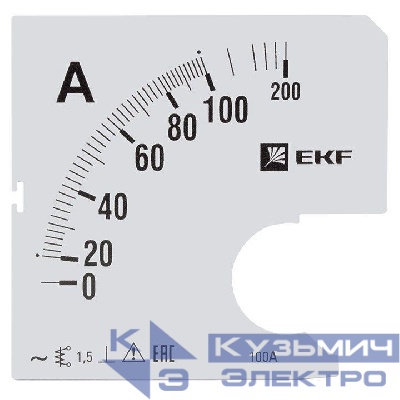 Шкала сменная для A961 100/5А-1.5 PROxima EKF s-a961-100