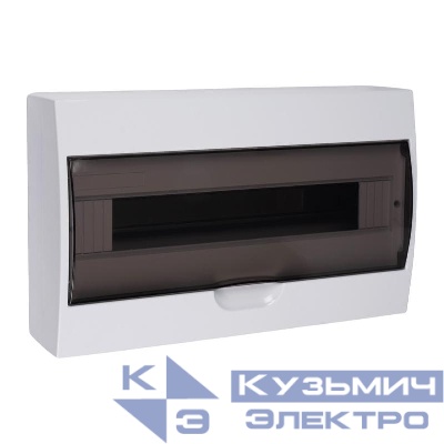 Бокс модульный накладной PDB/W 1018 WH (ЩРН-П-18) IP41 пластик. Pro JazzWay 5071681