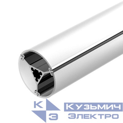 Профиль ROUND-D36-360-2500 ANOD BLACK L2500 алюм. Arlight 050250