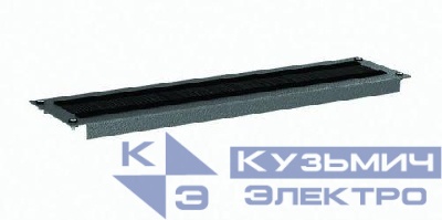 Панель крыши с щеточным вводом в крыше для IT корпусов CQE для 600мм RAL9005 DKC R5FSIT600B