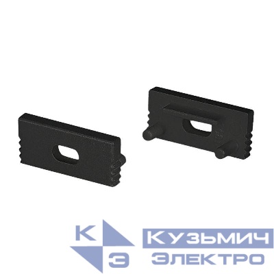 Заглушка SL-SLIM-H7 BLACK с отверстием пластик Arlight 037510