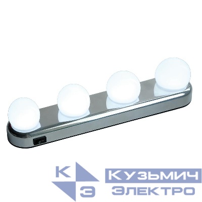 Светильник светодиодный ML-L04-sr подсветка для зеркала серебр. JazzWay 5036734