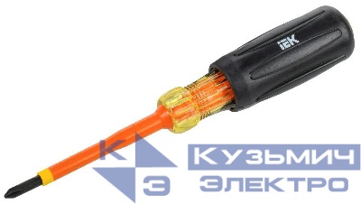 Отвертка диэлектрическая PH1х80 Т3 ARMA2L 5 IEK A2L5-SC30-T3-PH-10-080