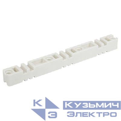 Изолятор шинный плоский NO-224-165 ИШП 3п для шин 5/10мм L370мм Эра Б0065648