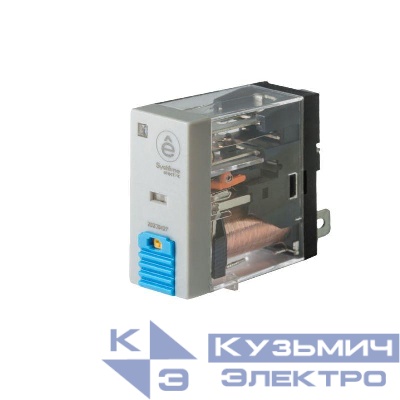 Реле 8А 2CO 12В DC тест кнопка LED SE SXG22JD