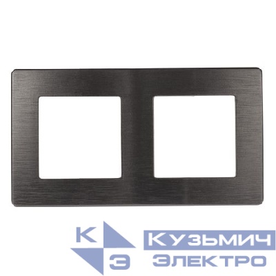 Рамка 2-м 12-5102-12 сатин графит Эра Б0052515
