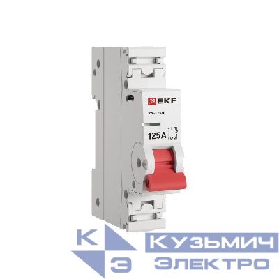 Выключатель нагрузки 1п 125А ВН-125N PROxima EKF S1251125
