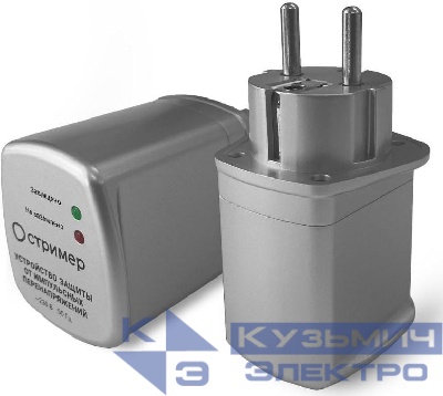 Устройство защиты от импульсных перенапряжений в розетку РИФ-Д-I+II 275/7 (1+1) Стример 112004