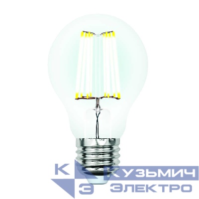 Лампа светодиодная LED-A60-7W/NW/E27 /CL/DIM GLA01TR Air 7Вт грушевидная прозрачная 4000К нейтр. бел. диммир. (упак. картон) Uniel UL-00002874