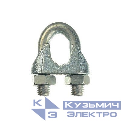 Зажим для троса d6 (уп.100шт) Rexant 09-5606