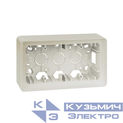 Коробка наружной установки на 2 поста сл. кость Simon82 Detail 8200760-031