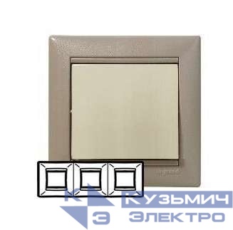 Рамка 3-м Valena горизонт. кантри Leg 770023