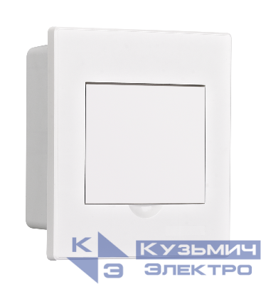 Корпус встраиваемый дв. 1 ряд 4 мод. IP41 ЩРВ-П пласт. бел.DEKraft 31080DEK