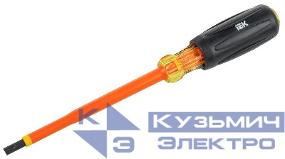 Отвертка диэлектрическая SL5.5х125 Т3 ARMA2L 5 IEK A2L5-SC30-T3-SL-55-125