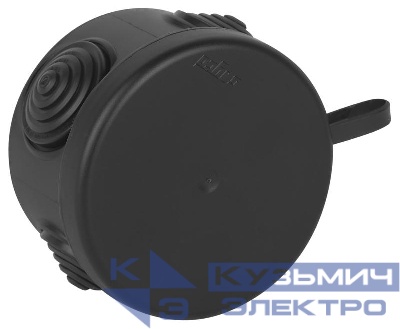 Коробка Тусо распаячная для ОП 60х40мм УХЛ1 черн. Ruvinil 67010МЧ