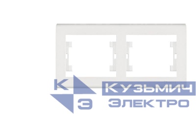 Рамка 2-м Manolya горизонт. бел. Makel 41001702