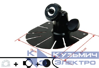 Набор "N" для модели Bullet Pro: Крепление 10см поворотное, Поворотное алюминиевое крепление, 2х сторонняя клейкая лента 1шт, Крышка задняя для записи звука РАСПРОДАЖА