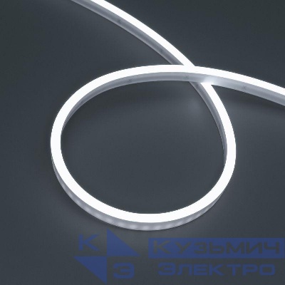Лента светодиодная WAVE-SIDE-PU-A120-06x12mm 24В White 5700К 8Вт/м IP68 wire x1 вывод боков. герметичная (уп.3м) Arlight 052578