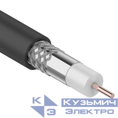 Кабель RG-6U (48%) 75Ом OUTDOOR Ч (уп.100м) PROCONNECT 01-2205-1