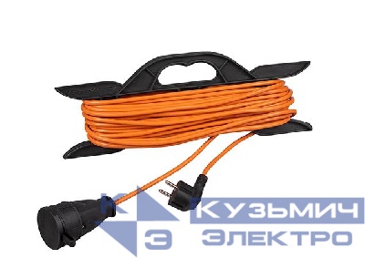 Удлинитель EC-F-3.5-G-20 ПВС 3500Вт на рамке 20м Cabeus 11799c