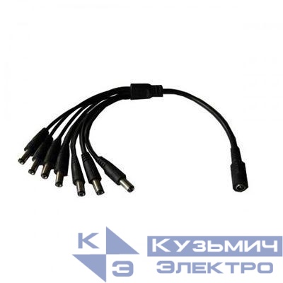 Разветвитель питания 9 разъемов 0.5А IP24 2.1х5.5мм Rexant 14-0317