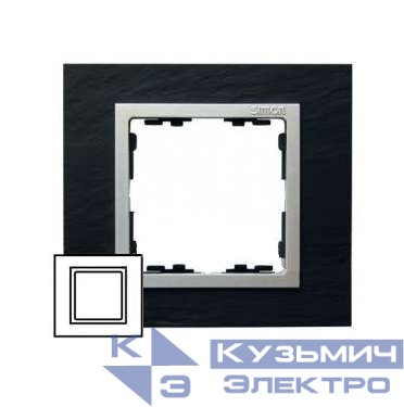 Рамка 1-м Simon82 сланец Simon 82917-63