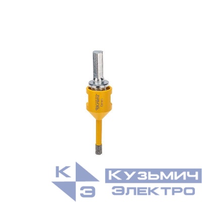 Коронка алмазная профессиональная по керамограниту и железобетону М14 вакуумное спекание 6мм для УШМ Kranz KR-92-1001