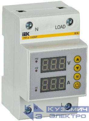 Реле напряжения и тока РНТ-д 1ф 54мм 32А KARAT IEK IVC31-1-32