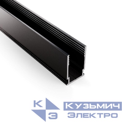 Короб алюминиевый для гибкого Неона 8х16мм 2м черн. Neon-Night 134-083