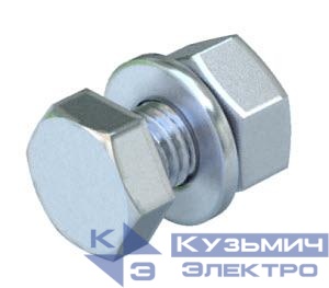 Комплект креп. М8х20 SKS 8х20 F (болт шест/гол.+гайка+шайба) OBO 3158632