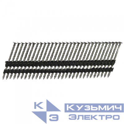 Реечные гвозди по дереву 21 градус 2,8x60 мм (кольц.накат. 870 шт/уп) "Пневмотех"